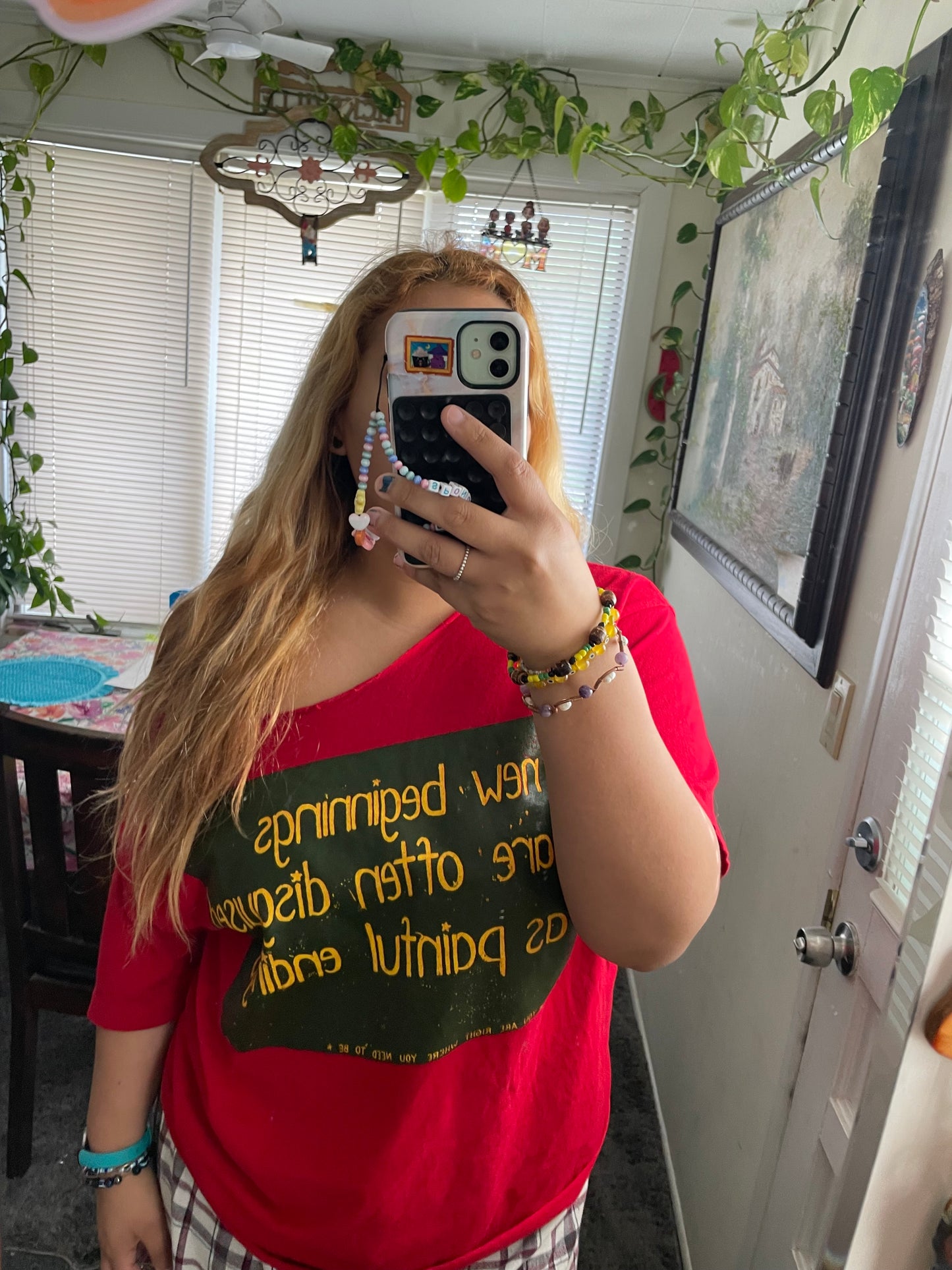 New beginnings are often disguised as painful endings ~ you are right where you need to be Screenprinted T-Shirt