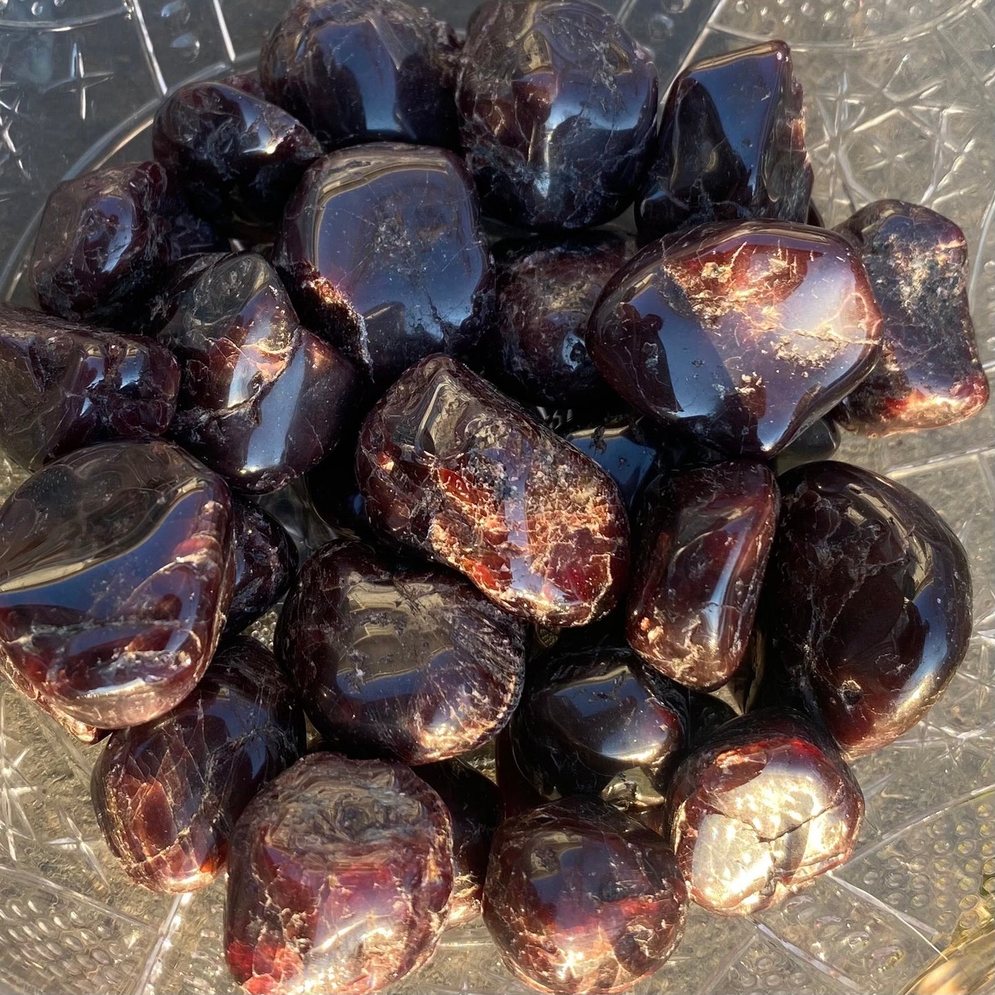 Garnet (tumbled) - Celestial Wallflower