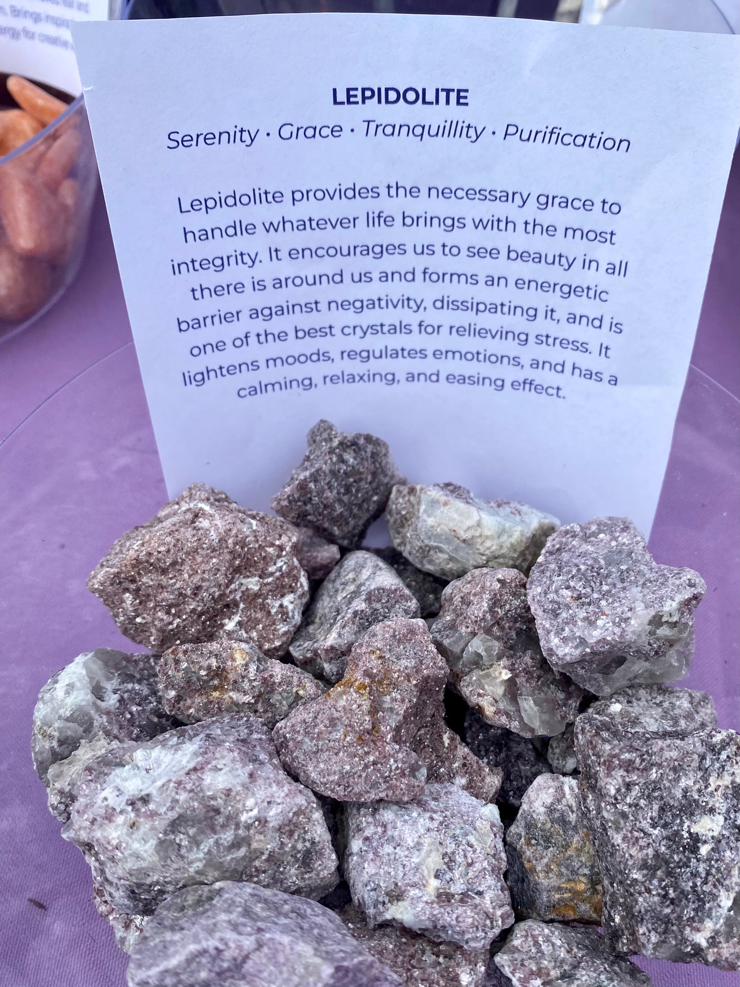 Lepidolite (rough)